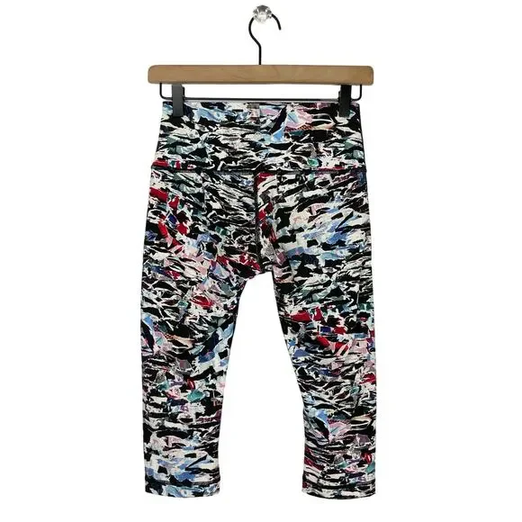 Lululemon | Wunder Under Culture Clash Hi-Rise 1/2 Tight 17" Cropped Leggings - Picture 4 of 9